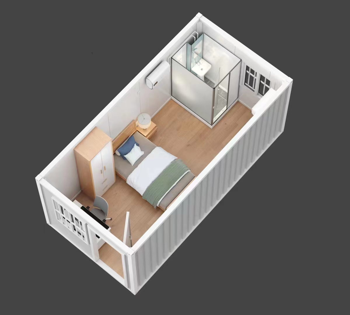 Får det fällbara containerhuset fart i bostadsbranschen?